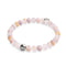 Quartz en fleur de cerisier | Argent | Bracelet de perles de pierres précieuses curatives